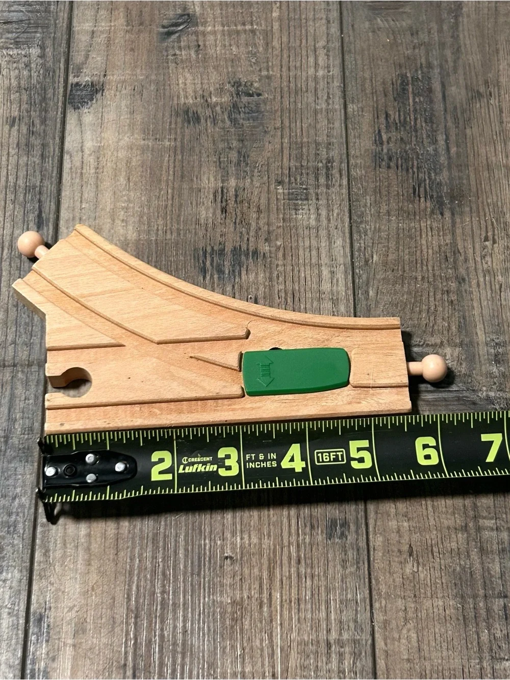 Brio or Thomas V Shape Switch Track (1pc) For Wooden Train Tracks